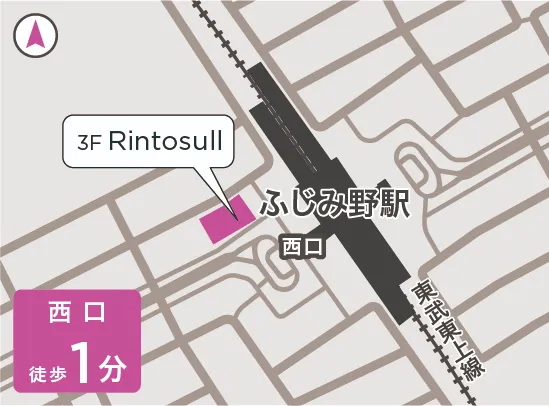 リントスルふじみ野店の地図