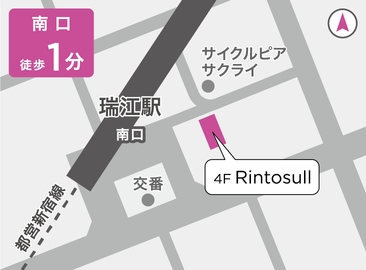 リントスル瑞江店の地図