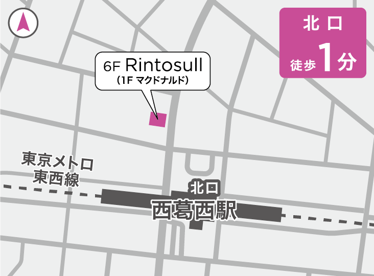 リントスル西葛西店の地図