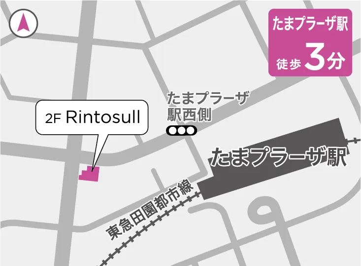 リントスルたまプラーザ店の地図