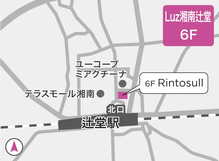 リントスル辻堂店の地図